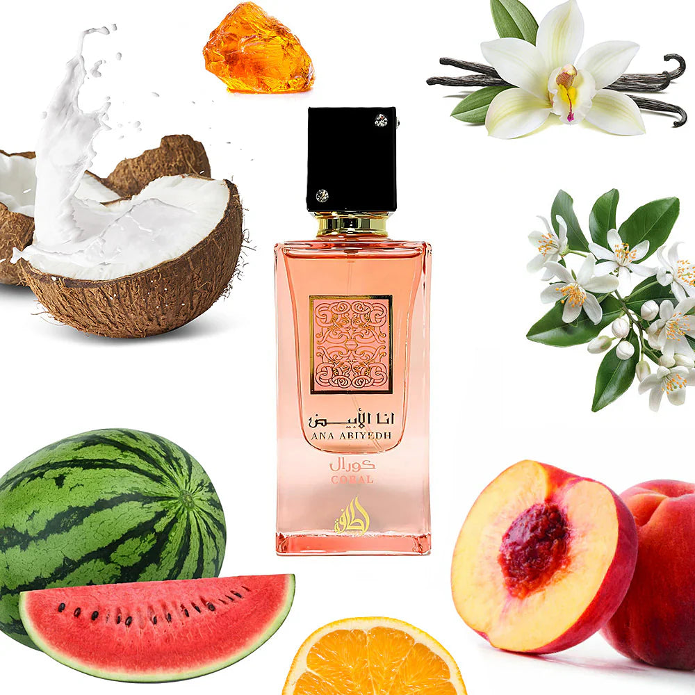 ANA ABIYEDH CORAL WOMEN EDP - 100ML (3.40z) by LATTAFA