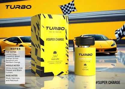 TURBO SUPER CHARGE MEN EDP - 100ML (3.40z) by ZAKAT